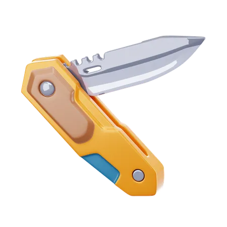 Folding Knife  3D Icon