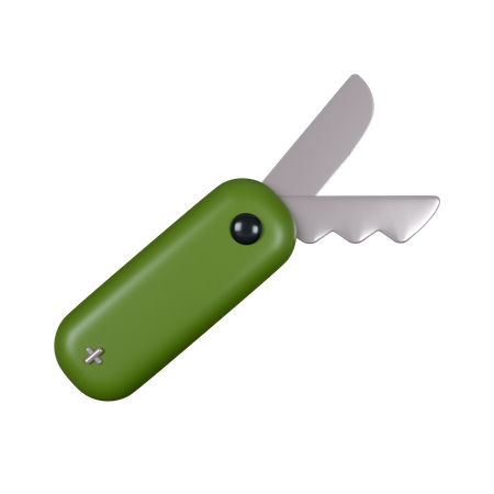 Folding Knife  3D Icon