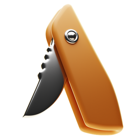 Folding Knife  3D Icon