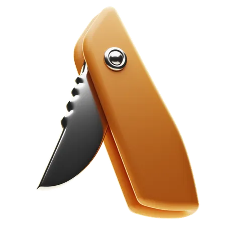 Folding Knife  3D Icon