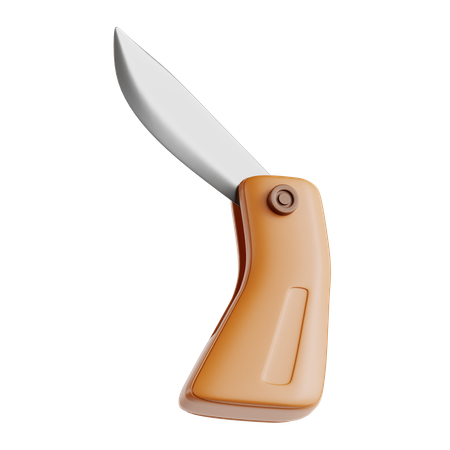 Folding Knife  3D Icon