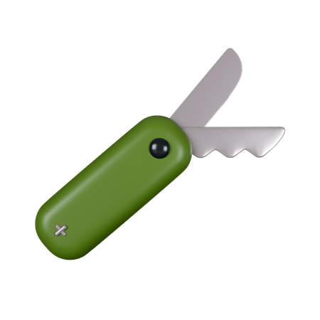 Folding Knife  3D Icon