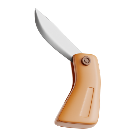 Folding Knife  3D Icon