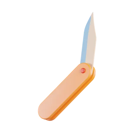 Folding Knife  3D Icon