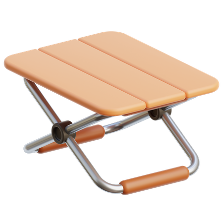 Folding Table  3D Icon