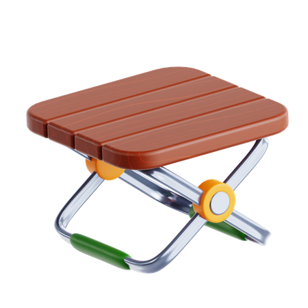 Folding Table  3D Icon
