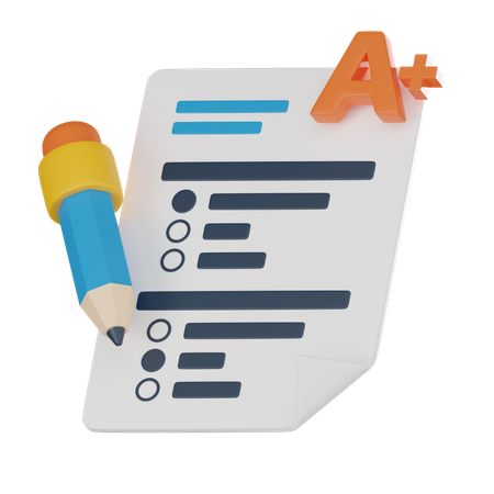 Folha de notas  3D Icon