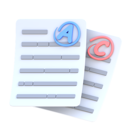 Folha de resultados  3D Icon