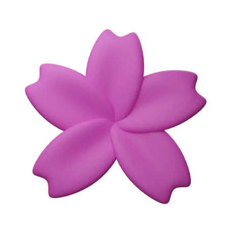 Folha de sakura  3D Icon