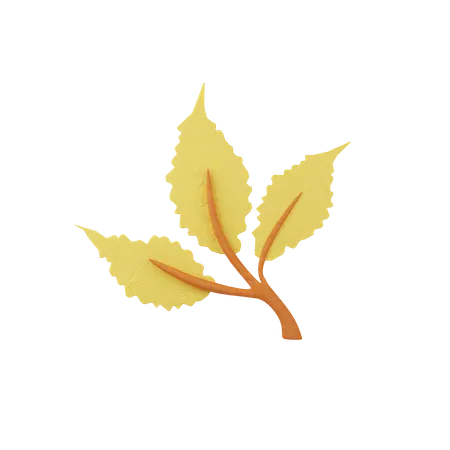 Folhas de outono  3D Icon