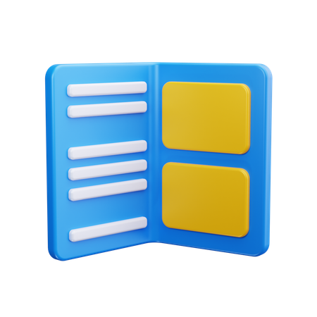 Folheto  3D Icon