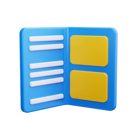 Folheto  3D Icon