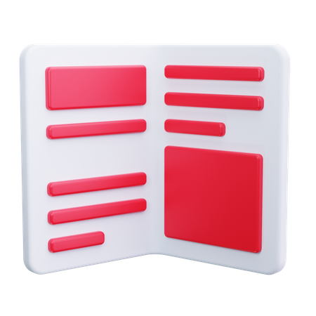 Folheto  3D Icon