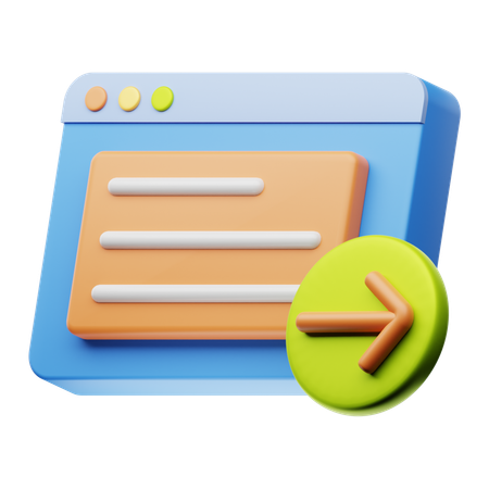 Folientext  3D Icon