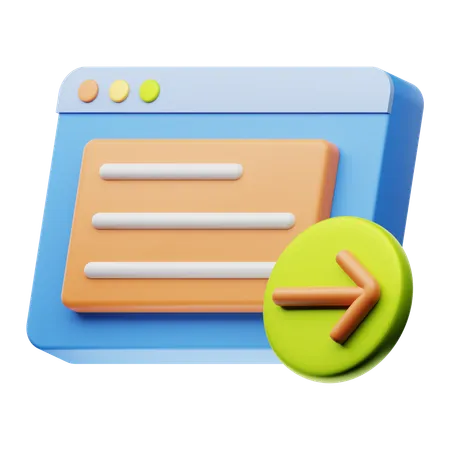 Folientext  3D Icon