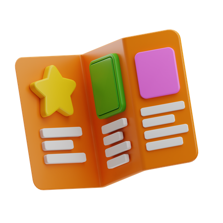 Folleto  3D Icon