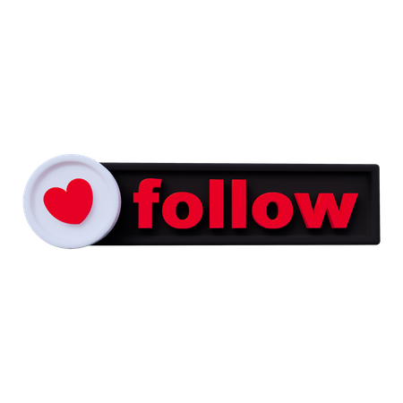 Follow  3D Icon