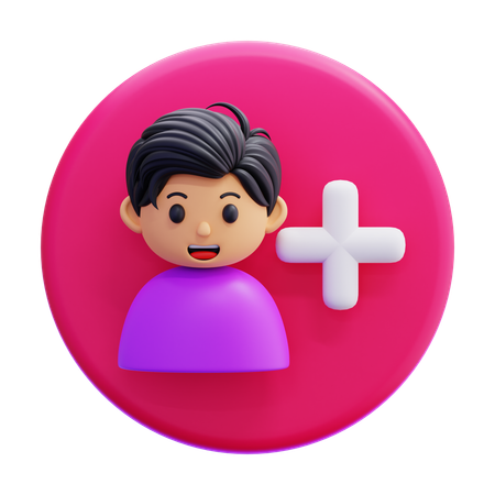 Follow  3D Icon