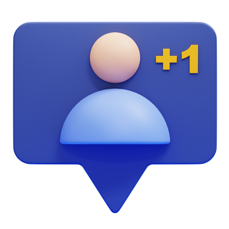 Follower  3D Icon