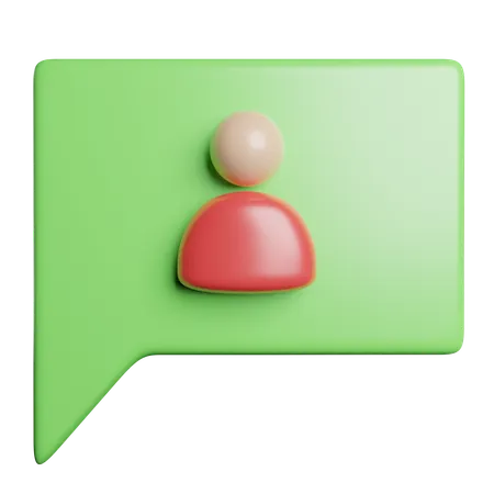 Follower Message  3D Icon