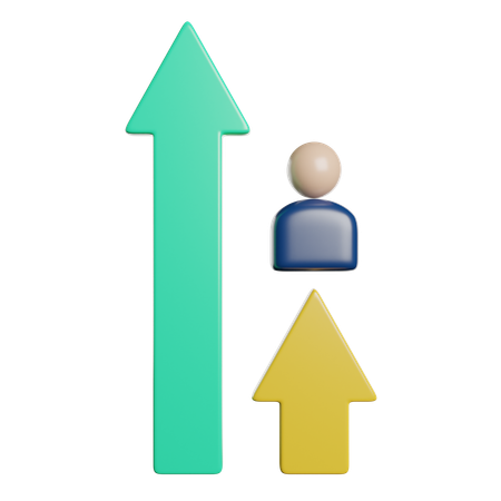 Followers Growth  3D Icon