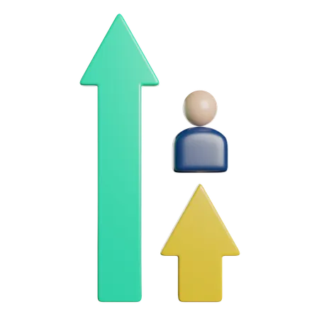 Followers Growth  3D Icon