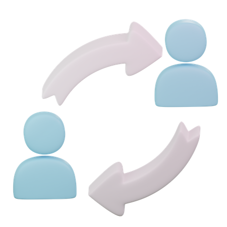 Following  3D Icon