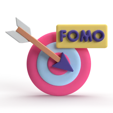 Fomo  3D Icon