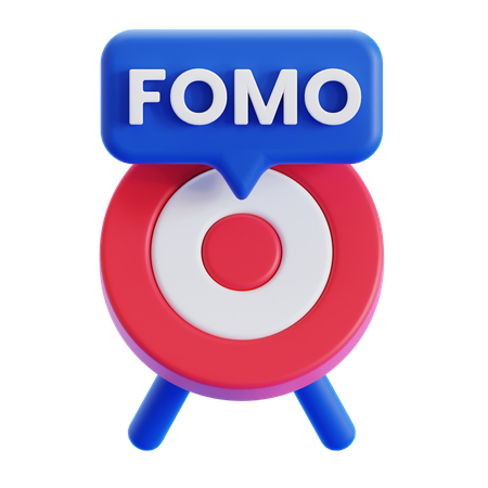 Fomo Target  3D Icon