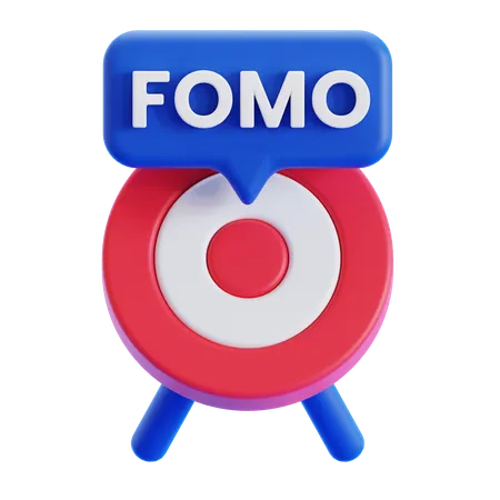 Fomo Target  3D Icon