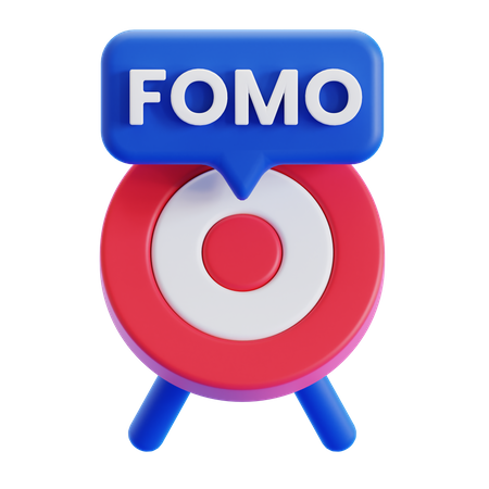 Fomo Target 3D Illustration