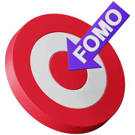 Fomo Target  3D Icon