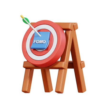 Fomo Target  3D Icon
