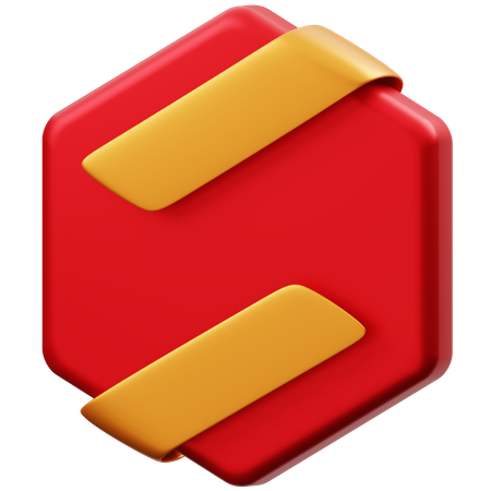 Fond hexagonal  3D Icon