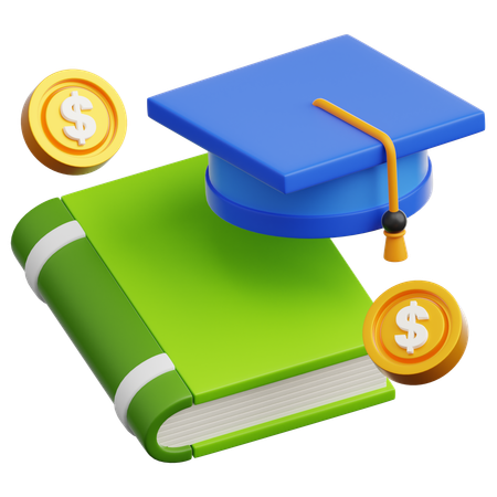 Fondo de educación  3D Icon