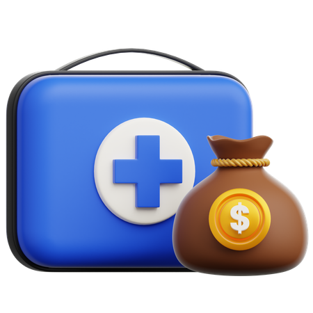 Fondo de emergencia  3D Icon