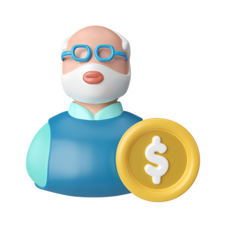 Fondo de pensiones  3D Icon