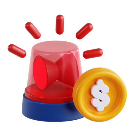 Fonds d'urgence  3D Icon