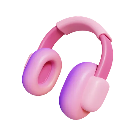Fone de ouvido  3D Illustration