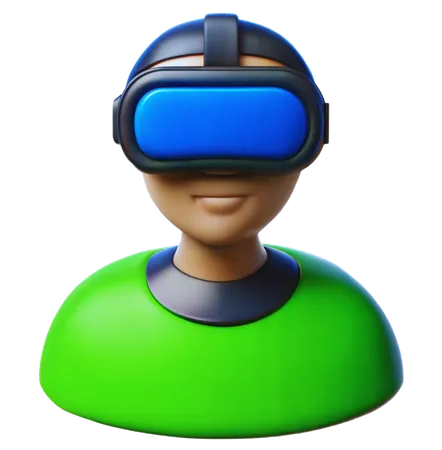Fone de ouvido de realidade virtual  3D Icon