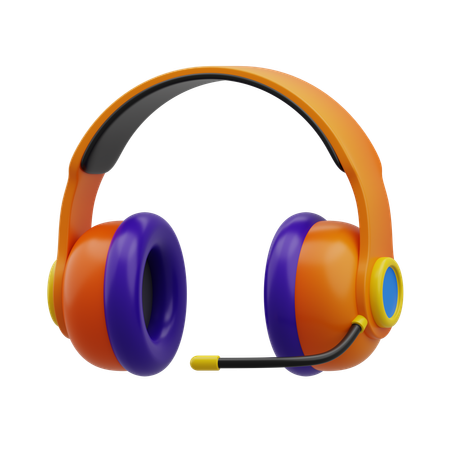 Jogos de fone de ouvido  3D Icon
