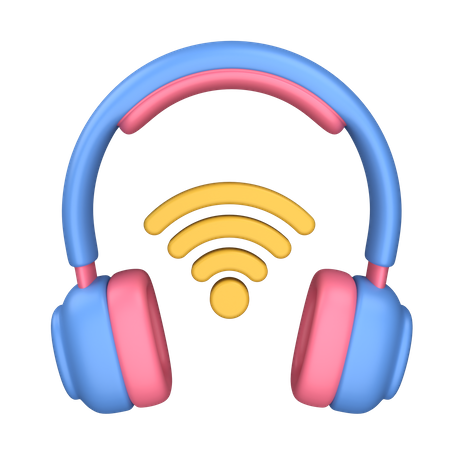 Fone de ouvido sem fio  3D Icon