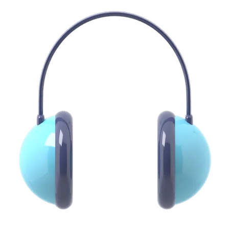 Fones de ouvido  3D Illustration