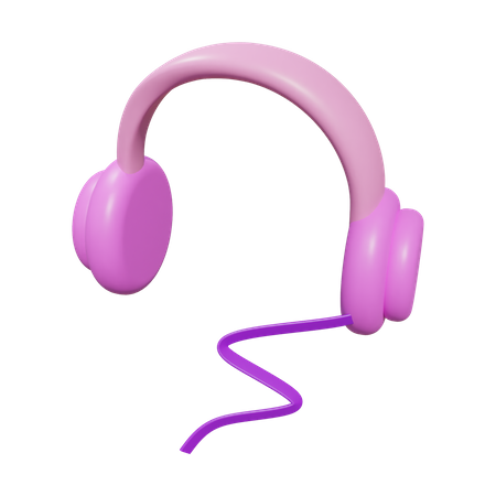 Fones de ouvido  3D Illustration