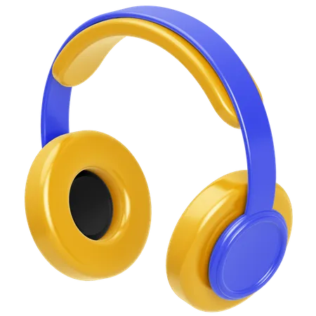Fones de ouvido  3D Icon