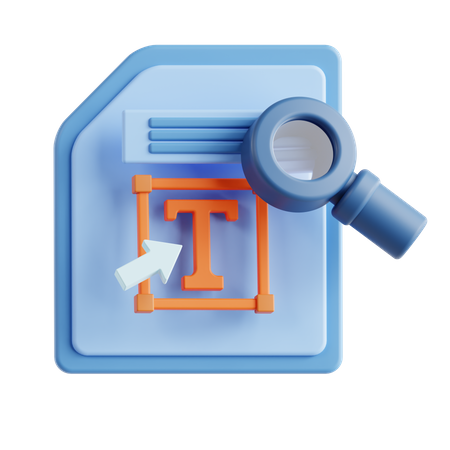 Font  3D Icon