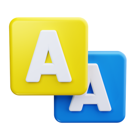 Font  3D Icon