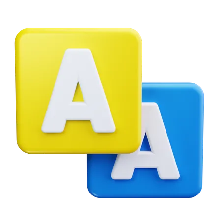 Font  3D Icon