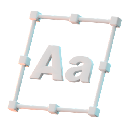 Font Design  3D Icon