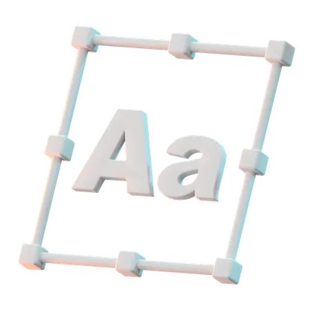 Font Design  3D Icon